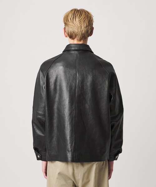 BEAUTY&YOUTH UNITED ARROWS（ビューティーアンドユースユナイテッドアローズ）の「セミベジタブル レザー ラグラン ブルゾン（その他アウター・メンズ・ブラック・M/S/XL/L）」の19枚目の写真