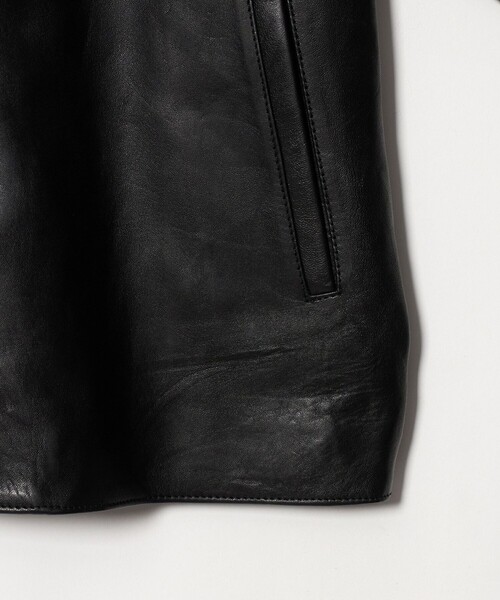 BEAUTY&YOUTH UNITED ARROWS（ビューティーアンドユースユナイテッドアローズ）の「セミベジタブル レザー ラグラン ブルゾン（その他アウター・メンズ・ブラック・M/S/XL/L）」の12枚目の写真