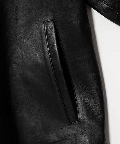 BEAUTY&YOUTH UNITED ARROWS（ビューティーアンドユースユナイテッドアローズ）の「セミベジタブル レザー ラグラン ブルゾン（その他アウター・メンズ・ブラック・M/S/XL/L）」の13枚目の写真