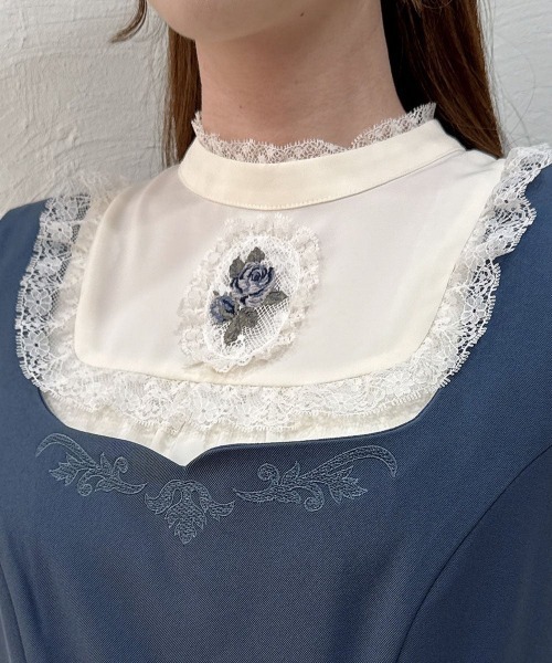 an another angelus(アンアナザーアンジェラス)の「ローズ刺繍レースカメオブラウス/fint フィント(シャツ/ブラウス・レディース・ライトベージュ/アイボリー・FREE)」の19枚目の写真