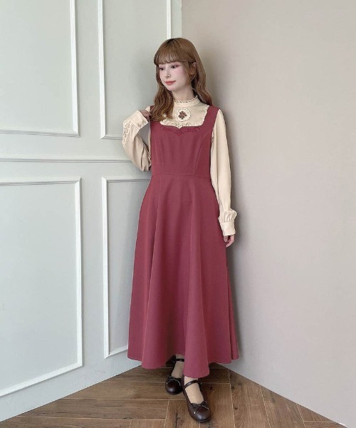 an another angelus(アンアナザーアンジェラス)の「ローズ刺繍レースカメオブラウス/fint フィント(シャツ/ブラウス・レディース・ライトベージュ/アイボリー・FREE)」の15枚目の写真