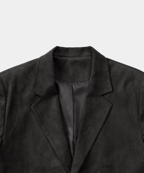 EXCONTAINER(エックスコンテナ)の「Classic BURTON SUADE blazer (BLACK)(テーラードジャケット・メンズ・その他・MEDIUM/LARGE/X-LARGE)」の4枚目の写真