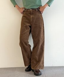 コーデュロイストレートパンツ