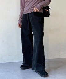 コーデュロイストレートパンツ