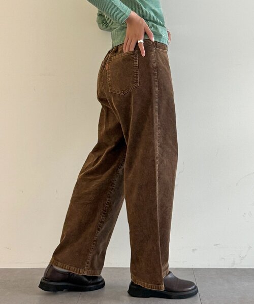 CPCM(シーピーシーエム)の「コーデュロイストレートパンツ(その他パンツ・レディース・ブラウン/ブラック/ピンク・MEDIUM/SMALL)」の11枚目の写真