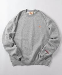 【97】【KELTY/ケルティ】裏起毛 クルーネック スウェット/トレーナー/オーバーサイズ/ミニロゴ/ワンポイント/裏起毛/ユニセックス/レディース/メンズ