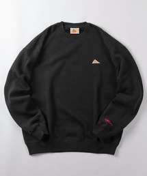 【97】【KELTY/ケルティ】裏起毛 クルーネック スウェット/トレーナー/オーバーサイズ/ミニロゴ/ワンポイント/裏起毛/ユニセックス/レディース/メンズ