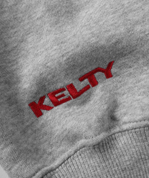KELTY(ケルティ)の「【97】【KELTY/ケルティ】裏起毛 クルーネック スウェット/トレーナー/オーバーサイズ/ミニロゴ/ワンポイント/裏起毛/ユニセックス/レディース/メンズ(スウェット・メンズ・ネイビー/グレー/ホワイト/ブラック・M/XL/L)」の11枚目の写真