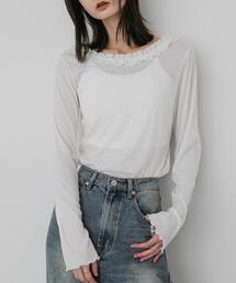 SENSE OF PLACE by URBAN RESEARCH | フリルネックカットトップ(Tシャツ/カットソー)
