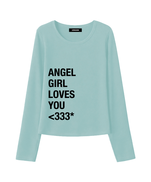 IZROOM（イズルーム）の「エンジェルガール スリムフィット長袖トップス (MINT)（Tシャツ/カットソー・レディース・その他・FREE）」の8枚目の写真