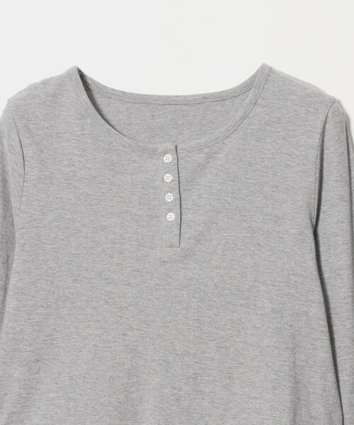 California General Store(California General Store)の「<CGS.>レイヤード ヘンリー ネック ウィメンズ(Tシャツ/カットソー・レディース・ホワイト/ネイビー/グレー系・FREE)」の11枚目の写真