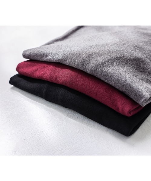 n'OrLABEL(ノアールレーベル)の「ドルマンチュニック(Tシャツ/カットソー・レディース・チャコールグレー/ブラック/ボルドー・FREE)」の18枚目の写真