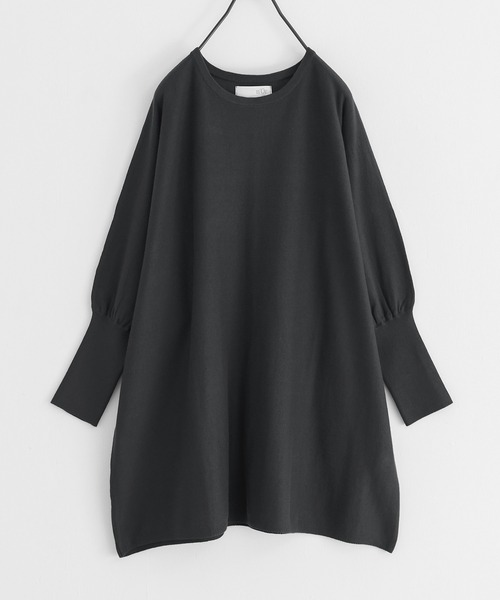 n'OrLABEL(ノアールレーベル)の「ドルマンチュニック(Tシャツ/カットソー・レディース・チャコールグレー/ブラック/ボルドー・FREE)」の5枚目の写真