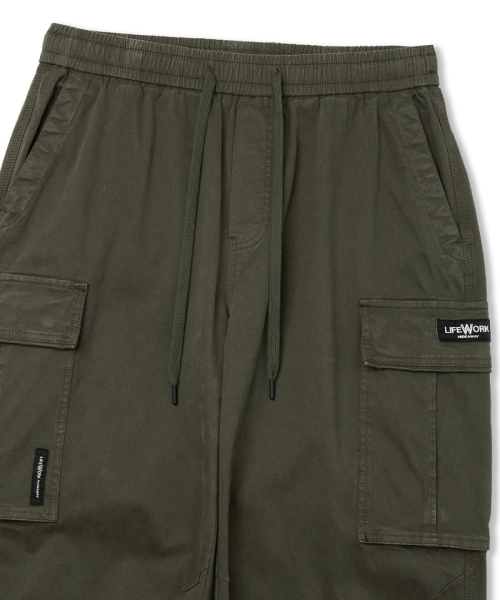 LIFE WORK(ライフワーク)の「L2 ガーメント セミワイドパンツ(その他パンツ・メンズ・ブラック/カーキ・M/L)」の4枚目の写真