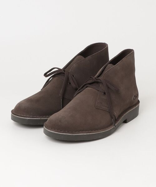 Clarks(クラークス)の「クラークス Desert Boot Evo デザートブーツエヴォ ブーツ(ブーツ・メンズ・ダークブラウン/ブラック・70/65/90/85/80/75)」の2枚目の写真