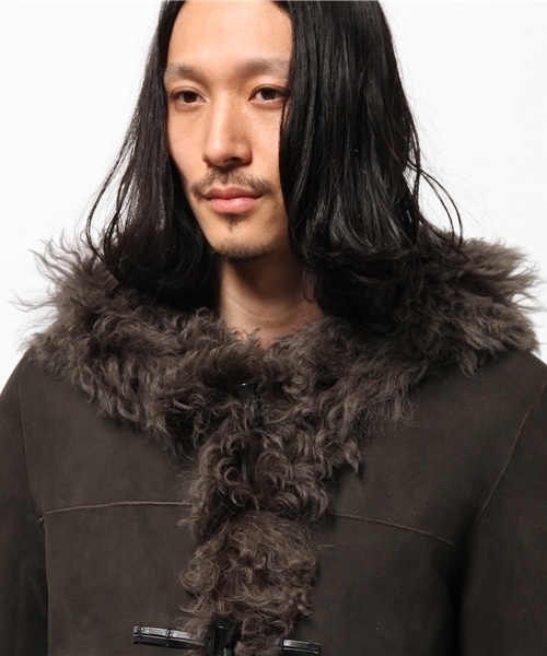 UNITED ARROWS(ユナイテッドアローズ)の「(UNKNOWN(アンノウン)> MTN DUFFLE(ムートンコート・メンズ・ライトグレー・MEDIUM)」の5枚目の写真