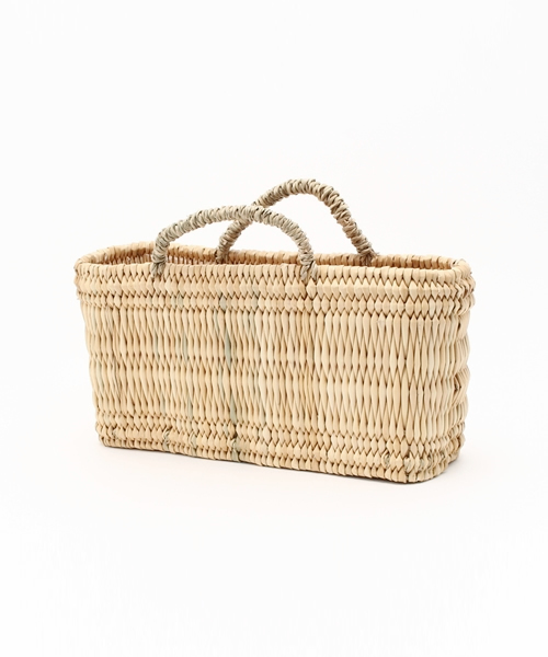 B:MING by BEAMS(ビーミングバイビームス)の「ビーミング by ビームス / モロッコのストロー横長バスケット S(かごバッグ・ベージュ・ONE SIZE)」の1枚目の写真