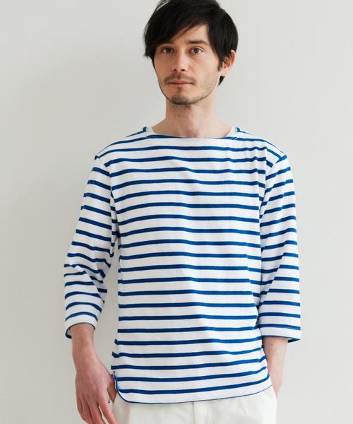 green label relaxing（グリーンレーベルリラクシング）の「■■■ KC BORDER BOAT/N 7/SL カットソー◆（Tシャツ/カットソー・メンズ・ブラック/オリーブ/ロイヤルブルー/コバルトブルー・X-LARGE/LARGE/MEDIUM/SMALL）」の4枚目の写真