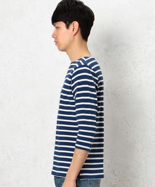 green label relaxing（グリーンレーベルリラクシング）の「■■■ KC BORDER BOAT/N 7/SL カットソー◆（Tシャツ/カットソー・メンズ・ブラック/オリーブ/ロイヤルブルー/コバルトブルー・X-LARGE/LARGE/MEDIUM/SMALL）」の17枚目の写真