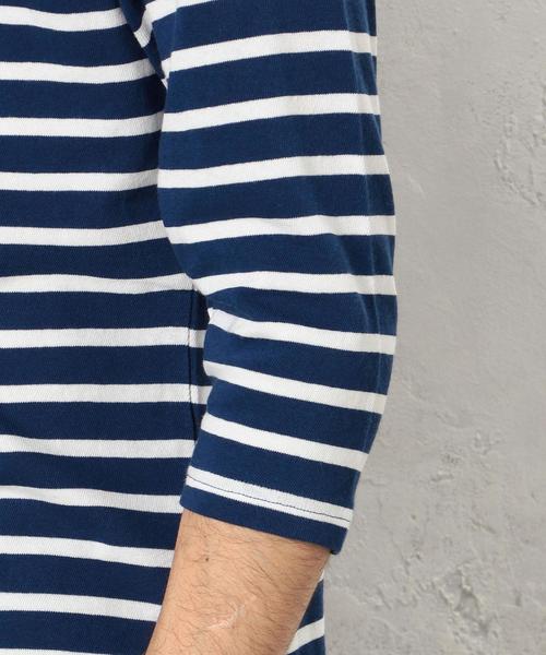 green label relaxing（グリーンレーベルリラクシング）の「■■■ KC BORDER BOAT/N 7/SL カットソー◆（Tシャツ/カットソー・メンズ・ブラック/オリーブ/ロイヤルブルー/コバルトブルー・X-LARGE/LARGE/MEDIUM/SMALL）」の20枚目の写真