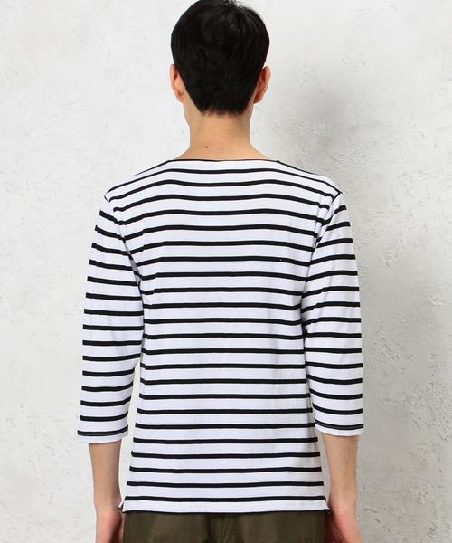 green label relaxing（グリーンレーベルリラクシング）の「■■■ KC BORDER BOAT/N 7/SL カットソー◆（Tシャツ/カットソー・メンズ・ブラック/オリーブ/ロイヤルブルー/コバルトブルー・X-LARGE/LARGE/MEDIUM/SMALL）」の11枚目の写真