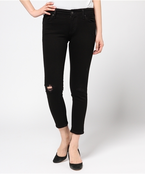 Denim & Supply Ralph Lauren（デニムアンドサプライラルフローレン）の「ライザー クロップ スキニー ジーンズ（デニムパンツ・レディース・ブラック・25/29/24/26/27/28）」の13枚目の写真