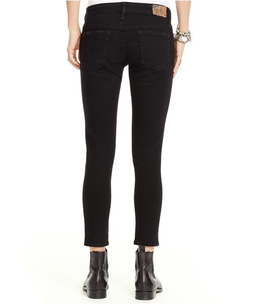 Denim & Supply Ralph Lauren（デニムアンドサプライラルフローレン）の「ライザー クロップ スキニー ジーンズ（デニムパンツ・レディース・ブラック・25/29/24/26/27/28）」の7枚目の写真