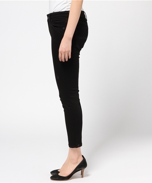 Denim & Supply Ralph Lauren（デニムアンドサプライラルフローレン）の「ライザー クロップ スキニー ジーンズ（デニムパンツ・レディース・ブラック・25/29/24/26/27/28）」の3枚目の写真