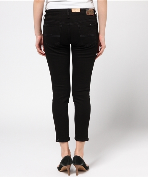 Denim & Supply Ralph Lauren（デニムアンドサプライラルフローレン）の「ライザー クロップ スキニー ジーンズ（デニムパンツ・レディース・ブラック・25/29/24/26/27/28）」の4枚目の写真