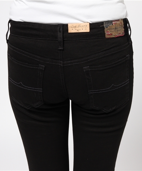 Denim & Supply Ralph Lauren（デニムアンドサプライラルフローレン）の「ライザー クロップ スキニー ジーンズ（デニムパンツ・レディース・ブラック・25/29/24/26/27/28）」の6枚目の写真