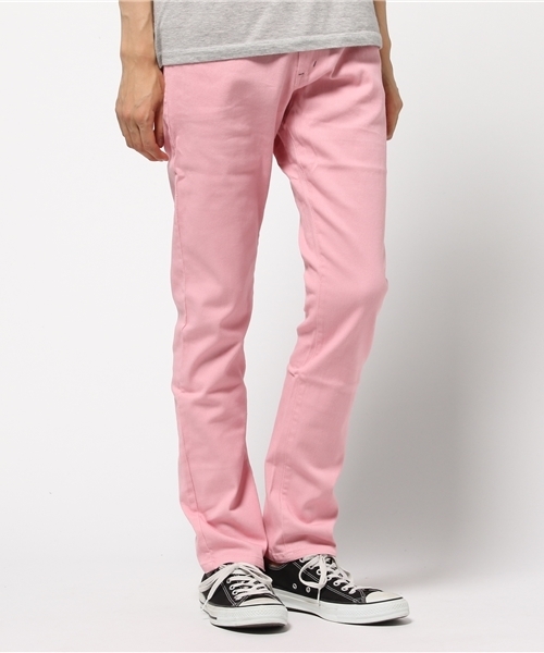 VIBGYOR（ヴィブジョー）の「VIBGYOR Select/ カラースキニーパンツ（チノパンツ・メンズ・その他4/ブラック/カーキ/ブルー/グリーン/ホワイト/ピンク/その他2/その他3/ベージュ/その他1/ワイン/マスタード/サックスブルー/チャコールグレー/サンドベージュ・MEDIUM/LARGE/X-LARGE/SMALL）」の11枚目の写真