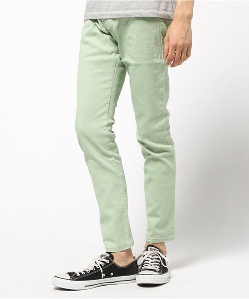 VIBGYOR（ヴィブジョー）の「VIBGYOR Select/ カラースキニーパンツ（チノパンツ・メンズ・その他4/ブラック/カーキ/ブルー/グリーン/ホワイト/ピンク/その他2/その他3/ベージュ/その他1/ワイン/マスタード/サックスブルー/チャコールグレー/サンドベージュ・MEDIUM/LARGE/X-LARGE/SMALL）」の7枚目の写真