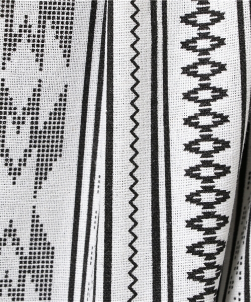 VENCEEXCHANGE(ヴァンスエクスチェンジ)の「フレアオフショルトップス(Tシャツ/カットソー・レディース・ホワイト/オフホワイト/ブルー/その他35/ブラック・MEDIUM)」の15枚目の写真