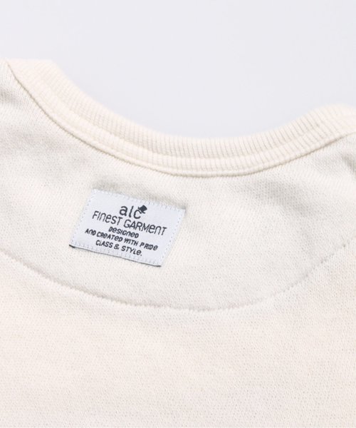 apres les cours（アプレレクール）の「シャツレイヤード風トレーナー（スウェット・キッズ・アイボリー/ターコイズブルー・100/120/90/140/110/130/80）」の13枚目の写真