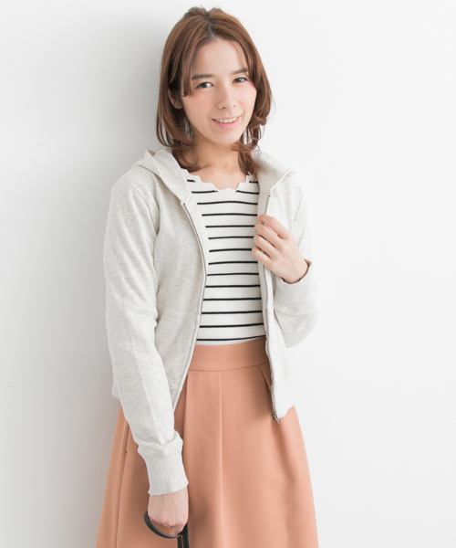 URBAN RESEARCH（アーバンリサーチ）の「パーカー付シャツジャケット（ミリタリージャケット・レディース・カーキ/ベージュ・FREE）」の7枚目の写真