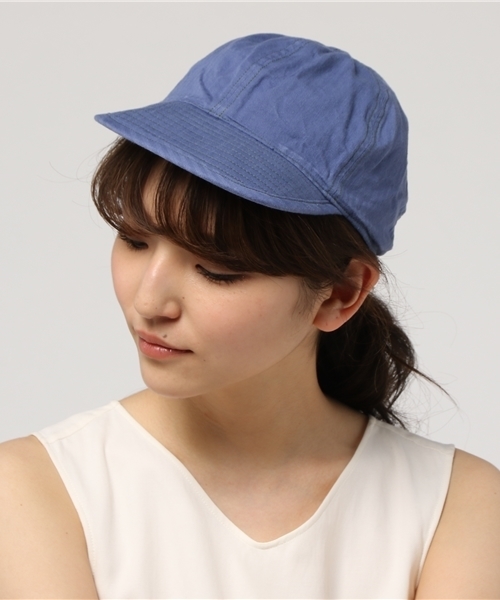 fennica（フェニカ）の「cableami × fennica / ＜Women's＞別注 ミリタリーキャップ（キャップ・レディース・その他1/ブルー/オリーブ・M(57cm)）」の3枚目の写真
