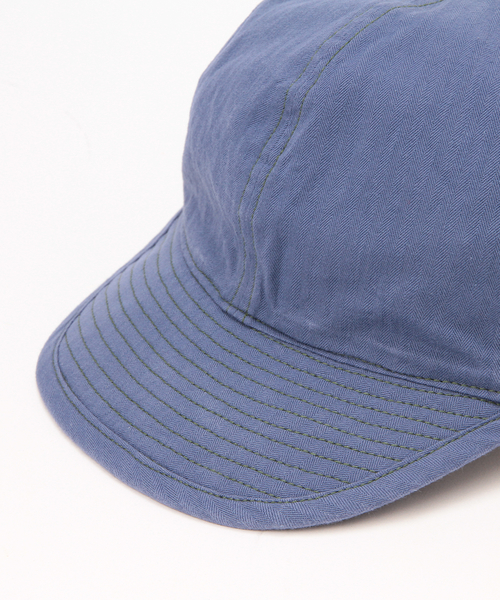 fennica（フェニカ）の「cableami × fennica / ＜Women's＞別注 ミリタリーキャップ（キャップ・レディース・その他1/ブルー/オリーブ・M(57cm)）」の5枚目の写真