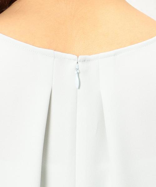 green label relaxing（グリーンレーベルリラクシング）の「[洗濯可能]RF shoulder tuckブラウス（シャツ/ブラウス・レディース・オフホワイト/ピンク/ケリー・FREE）」の9枚目の写真