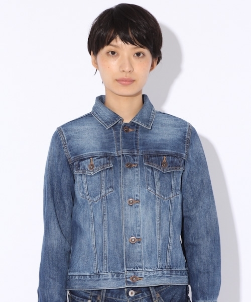 niko and...（ニコアンド）の「Gジャン 10OZデニムジャケット【niko and ...】（デニムジャケット・レディース・ダークブルー/ブルー・MEDIUM/LARGE）」の13枚目の写真