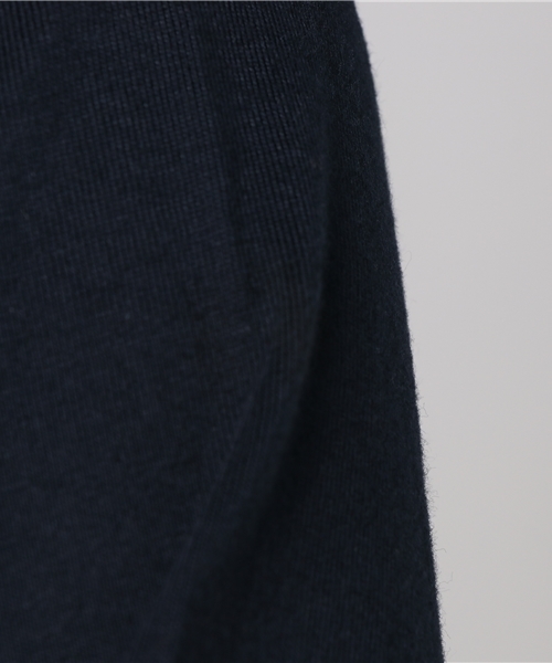 POU DOU DOU（プードゥドゥ）の「刺繍ラウンドカラープルオーバー（Tシャツ/カットソー・レディース・ネイビー/ダークグレー/オートミール・3）」の11枚目の写真