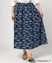 MOOMIN(ムーミン)の「ムーミン海柄ギャザースカート(スカート)」
