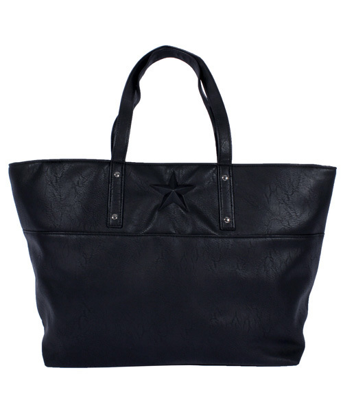 ８(eight)（エイト）の「シンプルな トートバッグ PUレザー（トートバッグ・メンズ・ホワイト/ブラック/ブラック×ホワイト・FREE）」の2枚目の写真