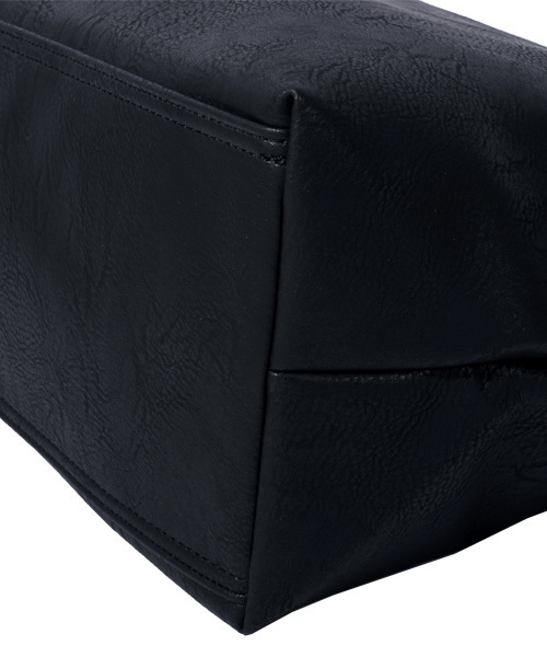 ８(eight)（エイト）の「シンプルな トートバッグ PUレザー（トートバッグ・メンズ・ホワイト/ブラック/ブラック×ホワイト・FREE）」の14枚目の写真