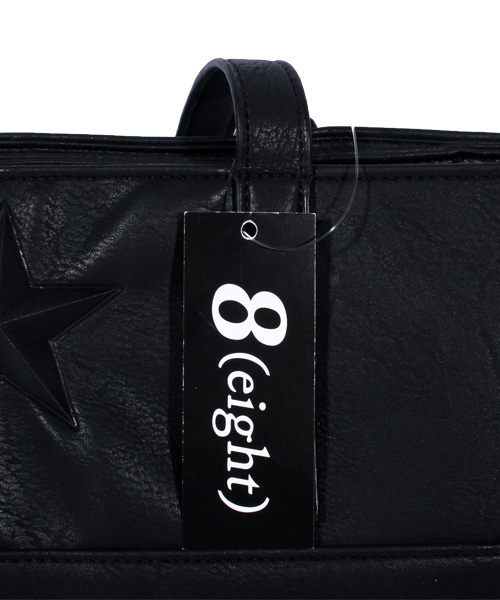 ８(eight)（エイト）の「シンプルな トートバッグ PUレザー（トートバッグ・メンズ・ホワイト/ブラック/ブラック×ホワイト・FREE）」の19枚目の写真