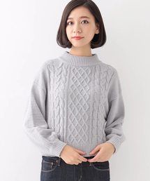 earth music&ecology | モールケーブルニットプルオーバー(ニット/セーター)