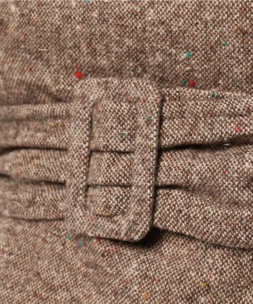 WEGO(ウィゴー)の「WEGO/ベルトマークツイードベアトップ(キャミソール・レディース・グレー系その他/ブラウン系その他・FREE)」の6枚目の写真