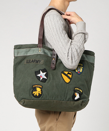 アビレックス U.S. ARMY ミリタリーパッチ トートバッグ AVIREX(アヴィレックス)の「【直営店限定】AVIREX