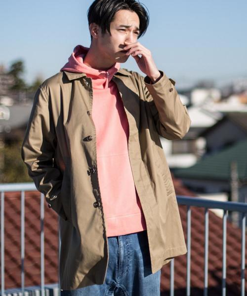 coen（コーエン）の「TCステンカラーコート（ステンカラーコート・メンズ・ベージュ/ネイビー・X-LARGE/MEDIUM/SMALL/LARGE）」の21枚目の写真