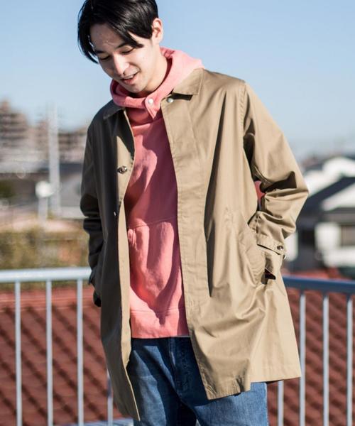 coen（コーエン）の「TCステンカラーコート（ステンカラーコート・メンズ・ベージュ/ネイビー・X-LARGE/MEDIUM/SMALL/LARGE）」の22枚目の写真