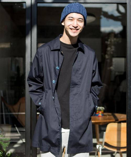 coen（コーエン）の「TCステンカラーコート（ステンカラーコート・メンズ・ベージュ/ネイビー・X-LARGE/MEDIUM/SMALL/LARGE）」の17枚目の写真